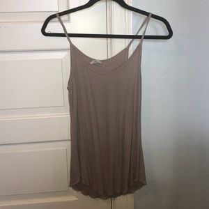 beige basics tank top