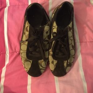 Authentic coach tennis shoes