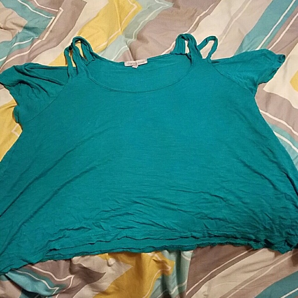 Off the shoulder crop top