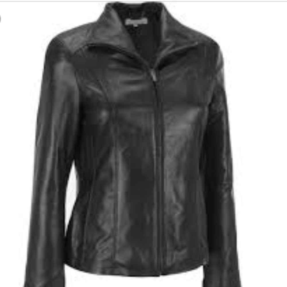 Ultra warm leather jacket.