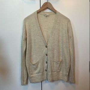 Madewell light wool cardigan