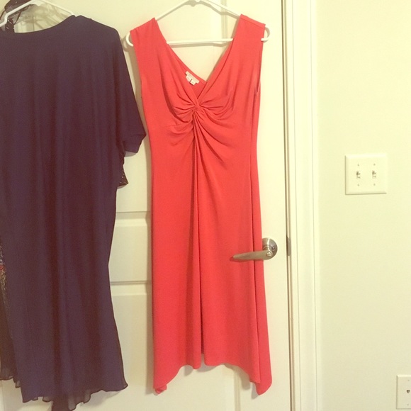 Coral dress