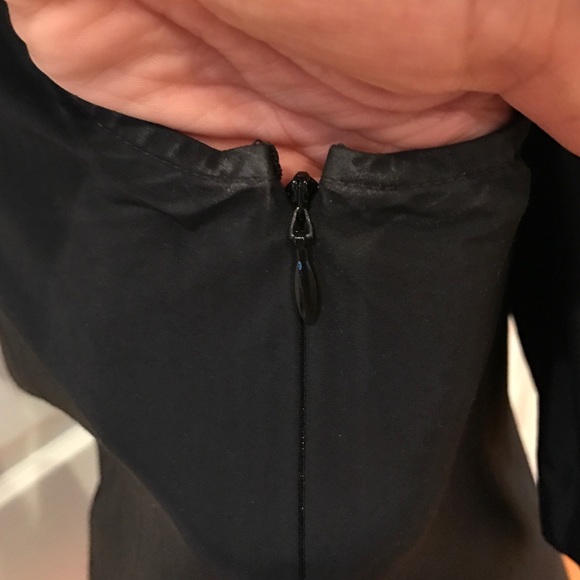 Club Monaco Black Ruffle Top - Picture 3 of 3