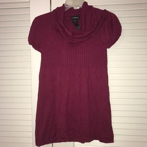 Babydoll cowlneck top