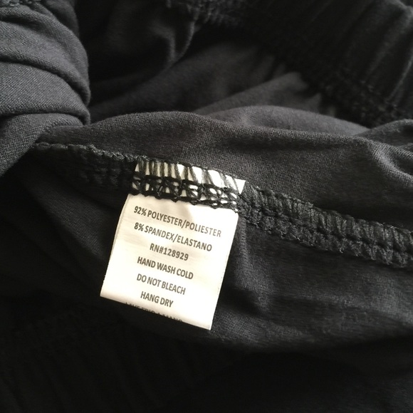 ๐BLACK Solid PLUS TC Leggings Same Lularoe fabric - Picture 4 of 4