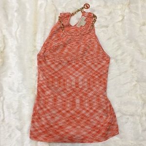 Micheal Kors Orange sleeveless tank top