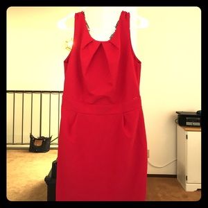 LuLu's Red cocktail dress with lace