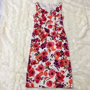 London Times Floral dress fitted style