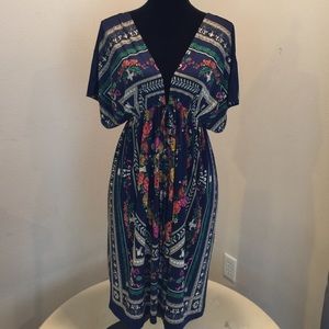 ⭐️Beautiful printed dress/top by cristinalove XL