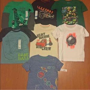 Lot Boys Shirts Size 6 (S) NWT