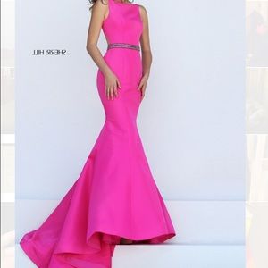 Sherri Hill Dress style 50408 in fuchsia