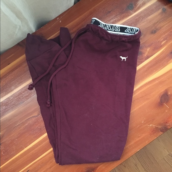 PINK Skinny Leg Sweat Pants