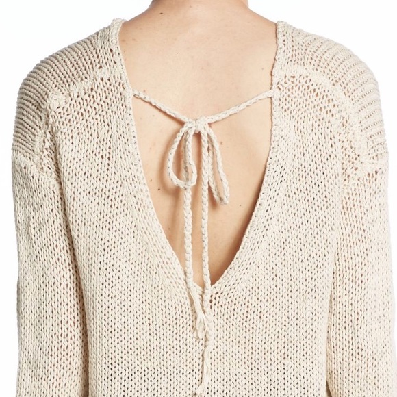 NWT 360 Cashmere Krissy Cotton & Linen Sweater - Picture 4 of 4