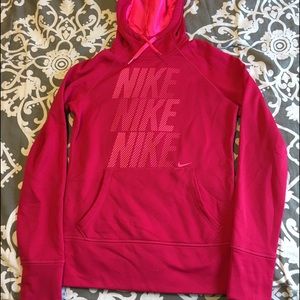 Size XS pink Nike hoodie