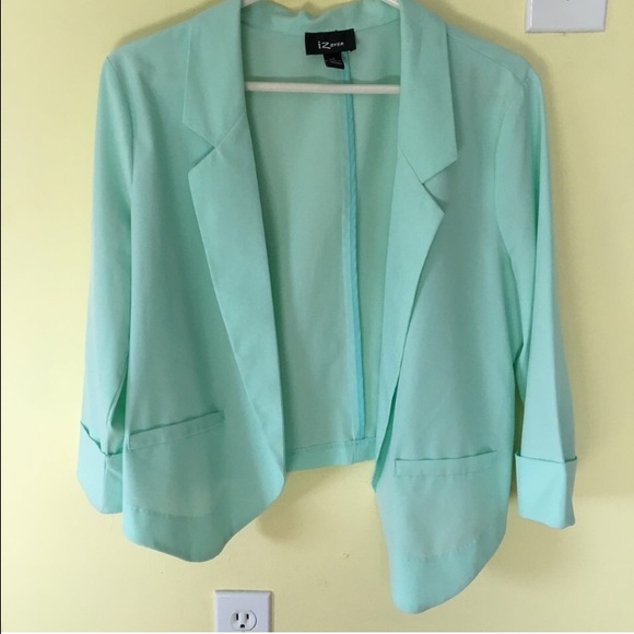 Mint green blazer