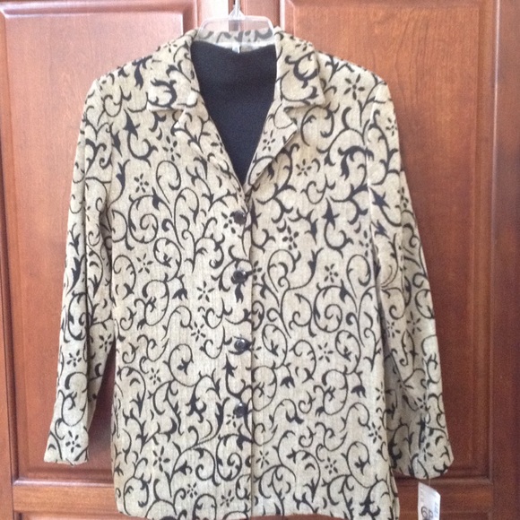 REDUCED NWT Sag Harbor Sz6 Petite ButtonJacket - Picture 3 of 4