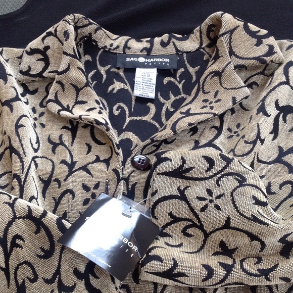 REDUCED NWT Sag Harbor Sz6 Petite ButtonJacket - Picture 2 of 4