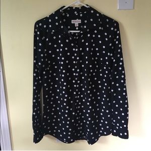 Polka dot blouse
