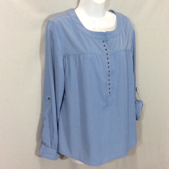 Chico's Light Blue Top - Picture 3 of 5