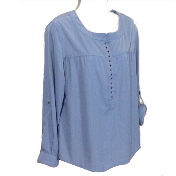 Chico's Light Blue Top - Picture 2 of 5