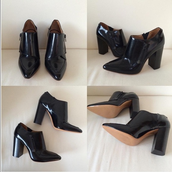 Phillip Lim monk strap leather ankle booties