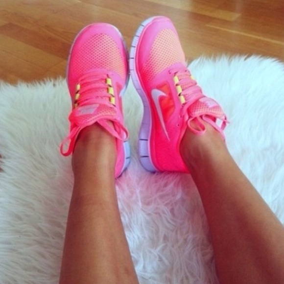 Nike Shoes - Be seen in these Neon Coral Nike Free shoes