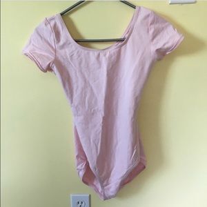 Pink Capezio leotard