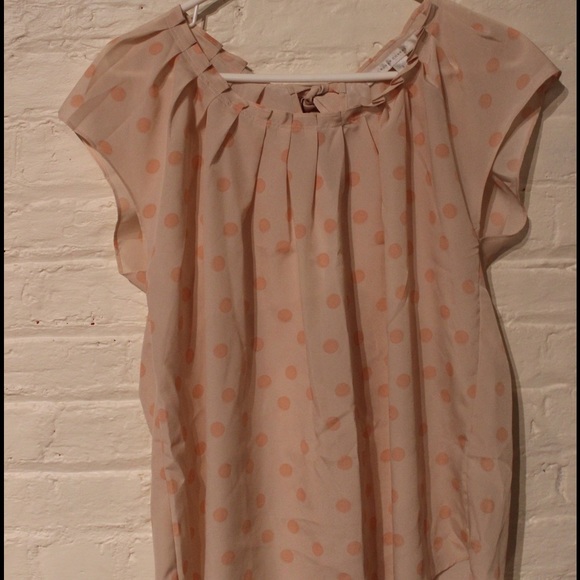 Lauren Conrad Polka Dot Top