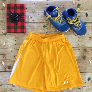 🎁NWT Under Armour Chaos 7.5” Soccer Shorts Sz Sm