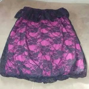 Fancy halter top. Flower pattern. Great to go out