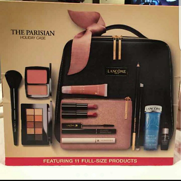 Lancome holiday train case and makeup kit