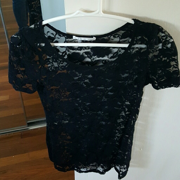 Black Lace Top