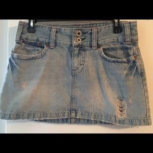 American eagle denim skirt