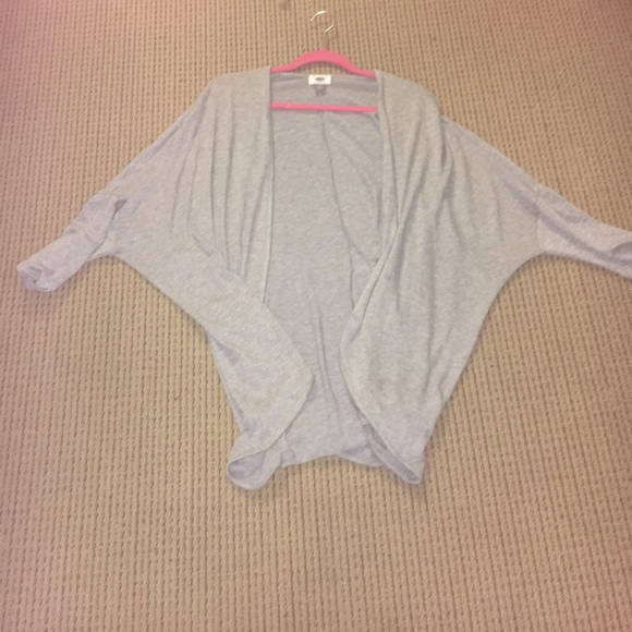 Grey cacoon cardigan