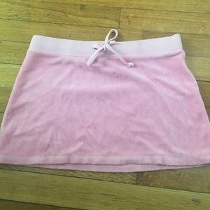 Juicy Couture Pink Terrycloth Skirt