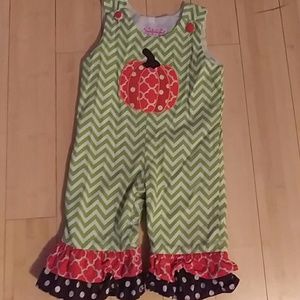 Adorable fall themed romper