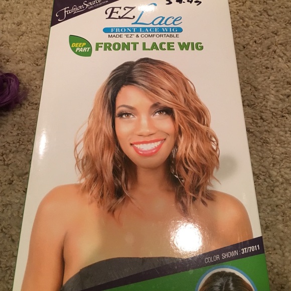 Purple lace front wig!