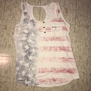 Maurices plus size Flag Tank