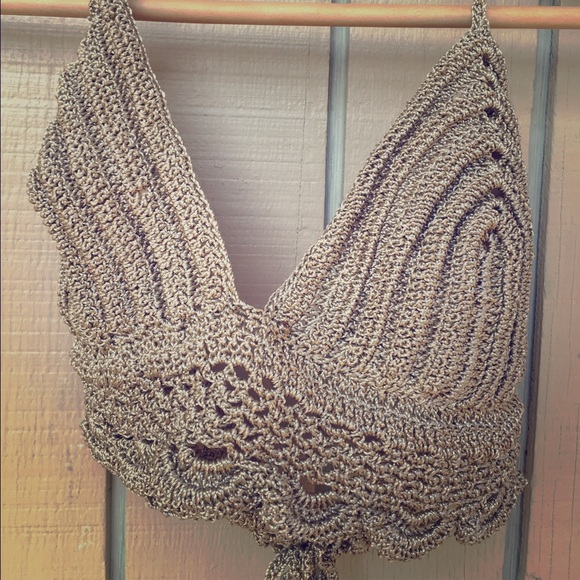Crochet top.