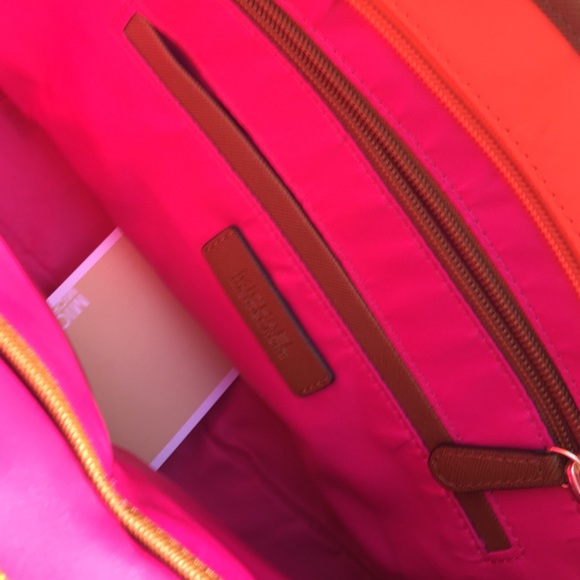 NWT Michael Kors medium Kempton clementine tote. - Picture 3 of 4