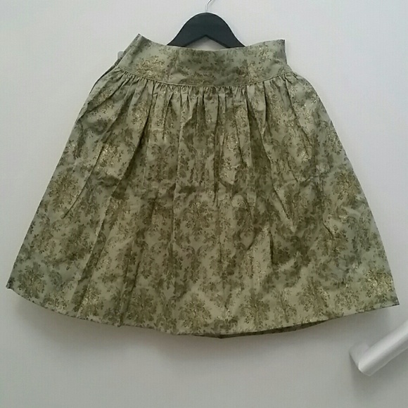 Pinup Couture Cinderella Green Skirt