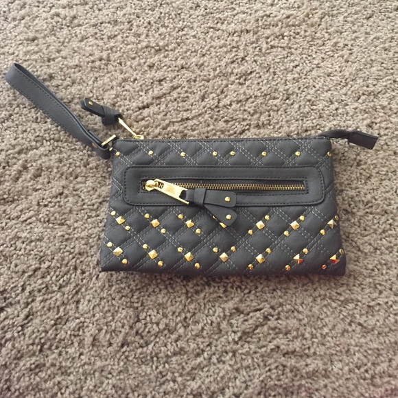 🎉SALE🎉NWOT gray studded clutch - Picture 2 of 3