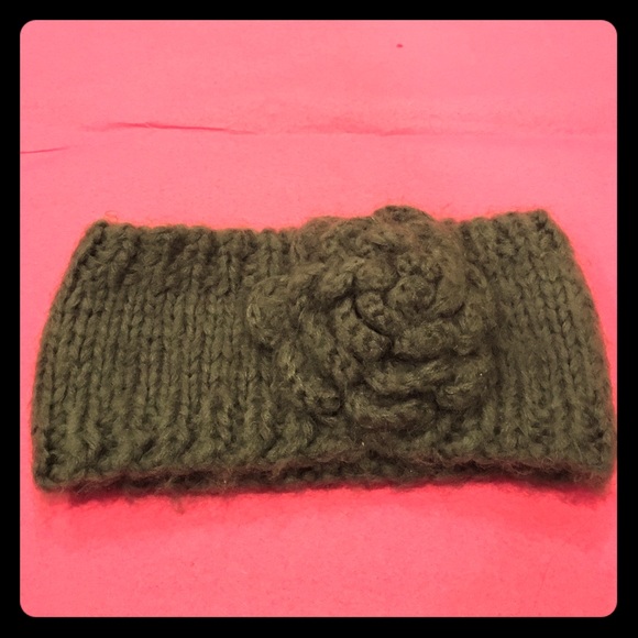 Wool winter headband