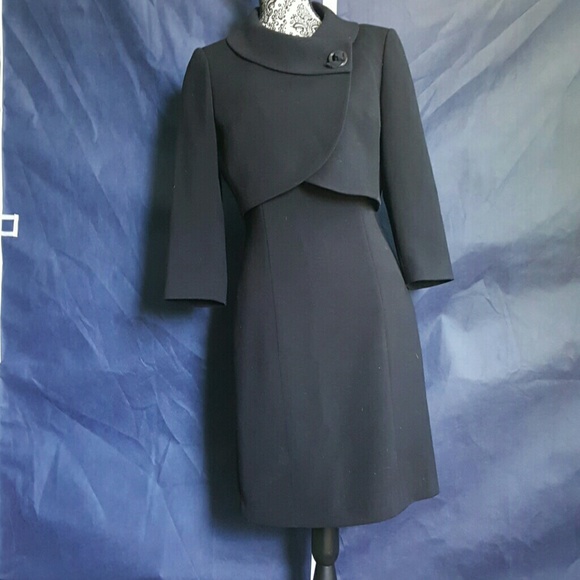 Tahari little black dress and bolero coat