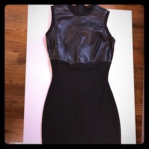 Black midi dress