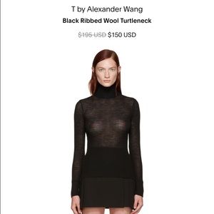 T by Alexander Wang turtleneck top
