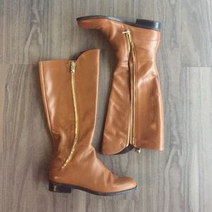 Tahari Knee-High Leather Boots