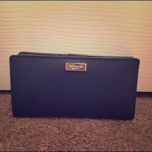 PRICE FIRM - kate spade black wallet