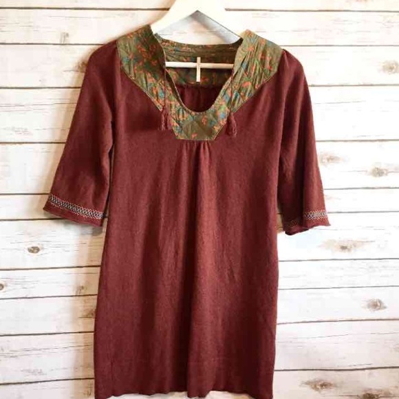 Free People Dresses & Skirts - FREE PEOPLE Boho Sweater Dress or Tunic