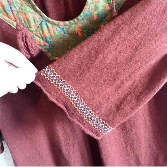 FREE PEOPLE Boho Sweater Dress or Tunic - Picture 4 of 4